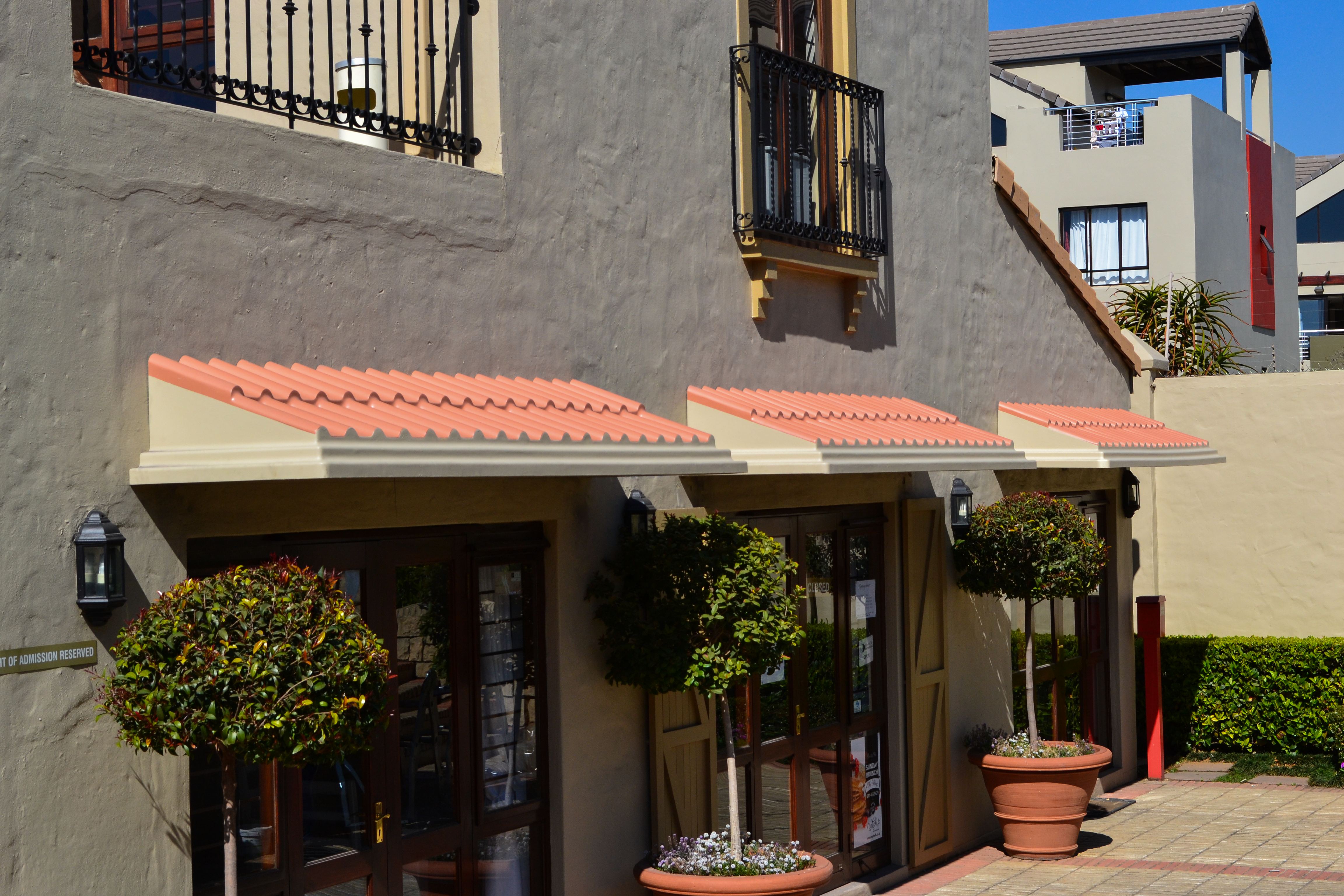 Awning Lonehill Clubhouse