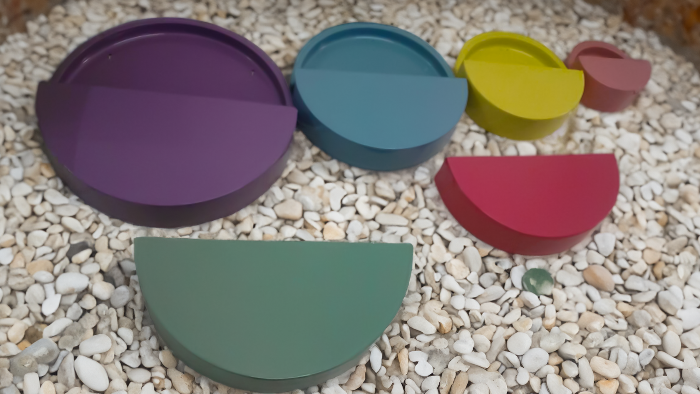 Deco Crescent Wall Platers