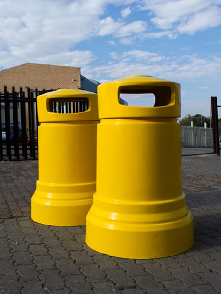 Fibreglass Dustbin-1