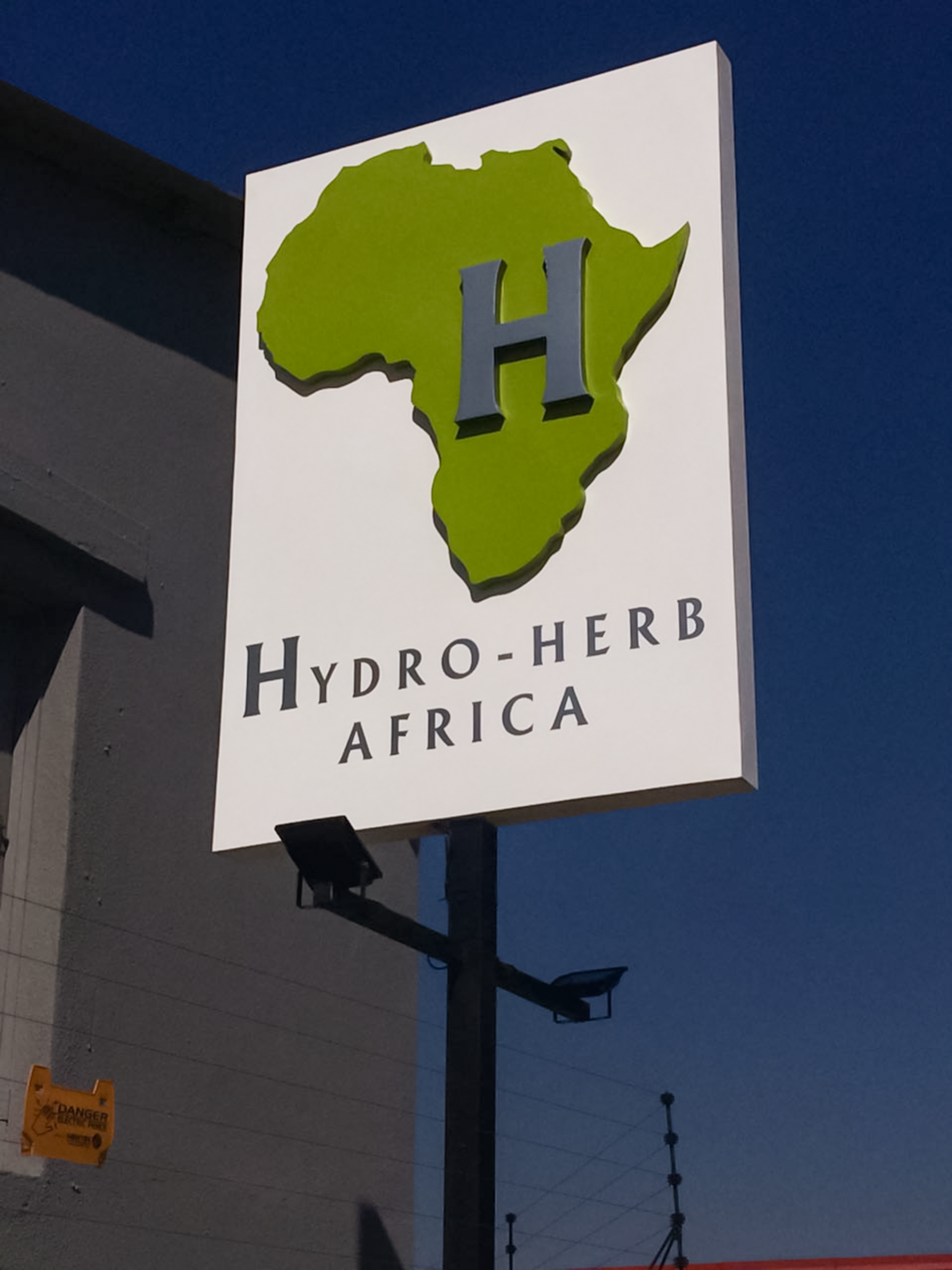 Hydro Herb Africa Sign