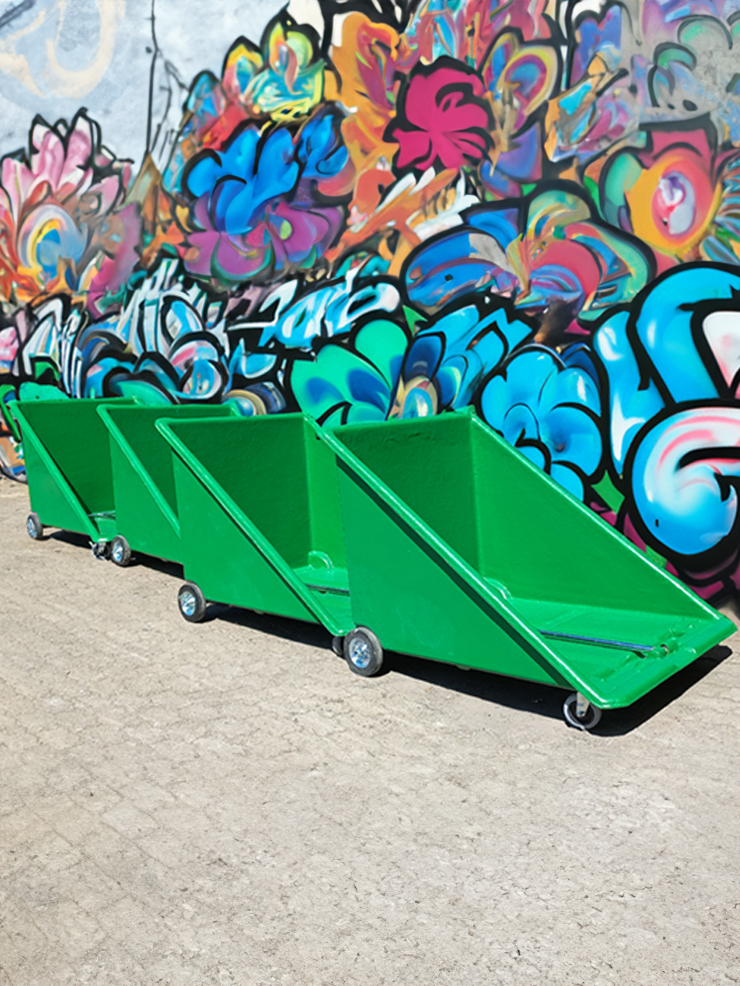 Waste Paper Trolleys for WASTEPRENEURS Waste Paper Trolleys for WASTEPRENEURS